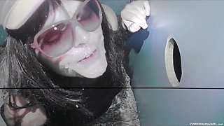 Gloryhole Gangbang with Many Strangers