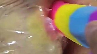 leo Avant", the Dildo From Honey Play Box Is Easily Absorbed by This Ass Hole
