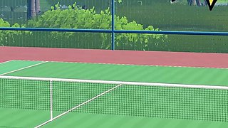 Ep11: Hentai Scenes with Billie and Helen - Academy Love Saga: Tennis Angels Ex