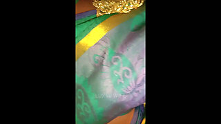 Wearing Saree to Fuck Office Friend - Bts
