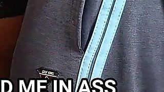 Husband Fucked Cum on Ass When Working -2