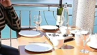 Public! Jerked off a Hot Cock in a Restaurant