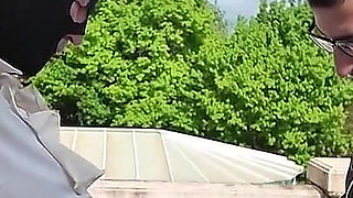 Hot Gangbang on the Castle Balcony P1