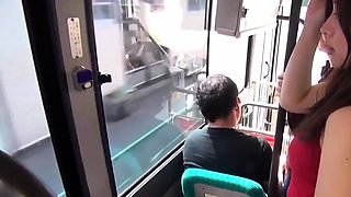 Fucked This Hot Asian Teen On The Bus