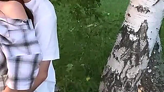 Fucking Hard My Best Friend's Hot Girlfriend in the Forest Again While He's Picking Mushrooms