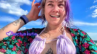Sneaky Pee at the Beach