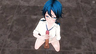 Student Uses Her Vibrator in Public Toilet