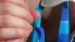 Threesome POV with Sexy Schoolgirl