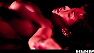 Hentaied featuring Canela Skin's exorcism xxx