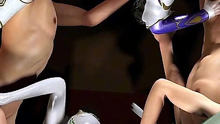 Threesome Pixel Passion: 3D Girl Fantasy - 3D Animation Hentai