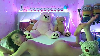 Beautiful Sonya having a horny solo toy masturbation