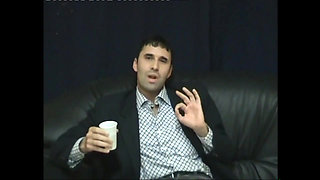 Busty Mature Masked Babe Drinks Cum After Being Fucked by Two Big Cocks