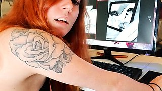 Cute amateur webcam teen girl toying pussy on webcam