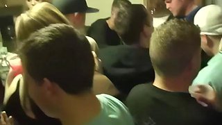 Babes drilled and splattered with cum at wild fuck fest