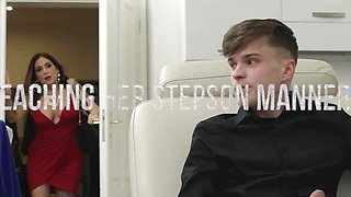 Stepmom Teach Her Stepson Manners