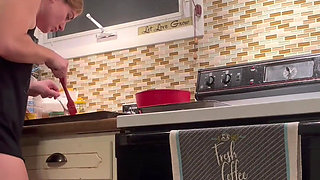 Here Is Part Two of the Sexy Booty Tease Video of Me Cooking Some Chewy Treats