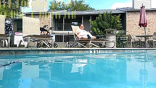 Nurse Vicki Models Her New Bikini by Pool Flashes You Then