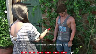 Naughty Neighbours - V0.53 - Adam fucked Nikki and ate his own cum-highlight