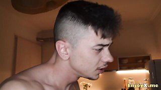 Sheila Ortega and Tommy Cabrio's cum eating movie by Enjoyx