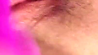 Hot Curvy MILF Stuffing Her Tight Pink Pussy with Thick Fake Cock