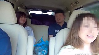 Japanese chick enjoys while being fucked by her friend - Haruka Mirai