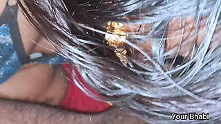 Hot Indian Desi Brother in Law and Sister in Law Hot Blowjob