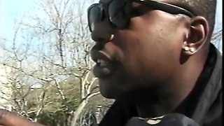 Black Guy Cums On Ebony Chick After Fucking Her Ass And Cunt