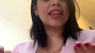Stacked Brunette Kesha Ortega in Sexy Pink Lingerie, Rides a Big Dildo