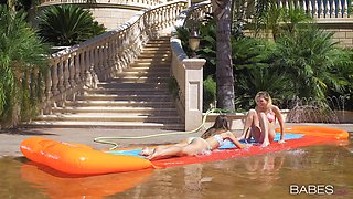 Filthy lesbos heart-stopping adult movie