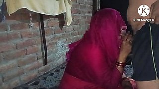 Beautiful desi indian bhabhi fucked by her brother in law and cum on mouth with hindi audio