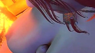 Titjob with Triss in POV Witcher Parody