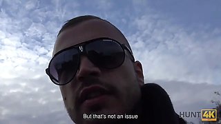 Hunt4k. angry guy witnesses whorey gf cheating on him with stranger