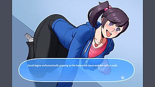 Tempting scenes from Snow Daze featuring naughty anime fun