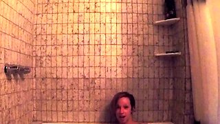 Cute amateur brunette naughty in solo jerking show on camera