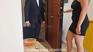 Family doctor ass fucks horny wife while husband is at work