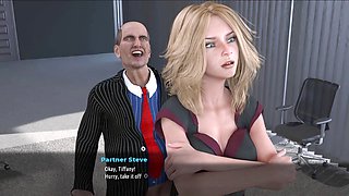 Old boss has his way with his secretary in the fashion business episode