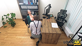 LOAN4K. Agent Marica Chanelle is on an anal mission