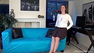 Sofia Matthews shows upskirt and gets naked - WeAreHairy