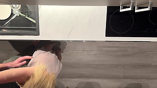 Amature Couple Having Sex in the Kitchen