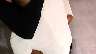 Interracial blowjob fuck jerk and facial at gloryhole
