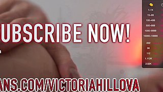Big boobs milf masturbates with her dildo