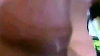 I Love Sucking Stepson's Big Cock and He Cums on My Face and Mouth