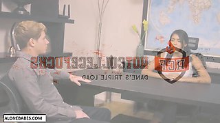 Attractive teen heartbreaker Maya horny sex