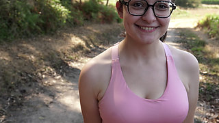 SPORT, an UNEXPECTED ENCOUNTER... and WILD SEX in the FOREST!