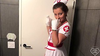 DANI HOT NURSE: Blowjob, Cumshot  Pov Porn