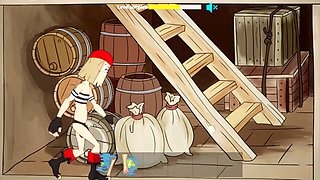 Cartoon anime sex with busty amazons in steamy adventures