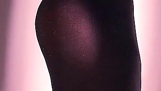 Nylon Feet High Heels