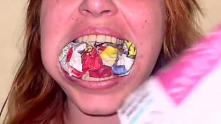 Newspaper Gag POV - Stuffing, Slapping, Taking Out