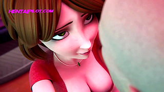 Cass And Her Best Friend Try Threesome For The First Time - Elite 3D Animation