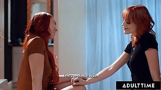 ADULT TIME - Aidra Fox Seduces Bestie Kenna James For ROMANTIC LESBIAN FUCK! GERMAN SUBTITLES
